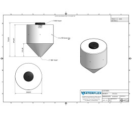 100 liters tank CONES BOTTOM