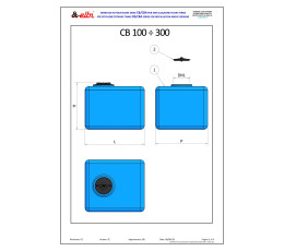 Tank 200 liter cube ELBI