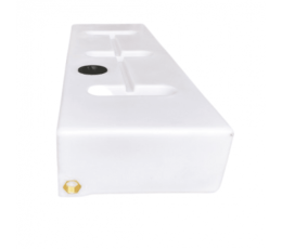 Tank 200 liters 165x56x26 flat with partitions