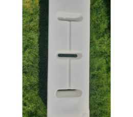 zbiornik 200 litrów 26x56x165 wieża z przepierzeniami waterflex