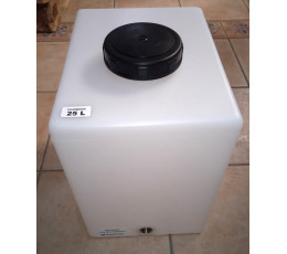 zbiornik 25 litrów 37x26x34 średnia pokrywka waterflex