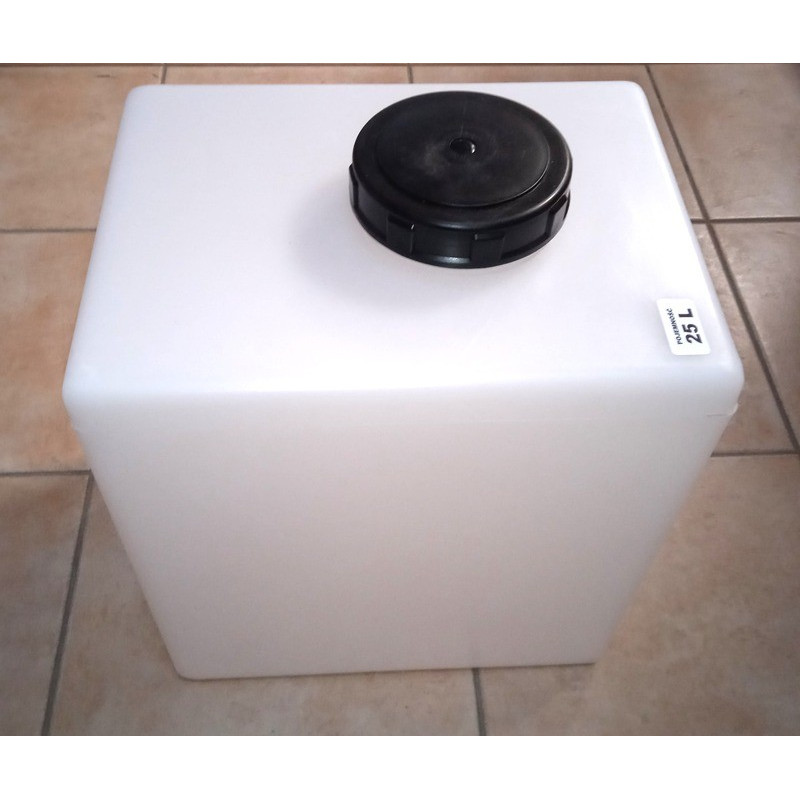 zbiornik 25 litrów 37x26x34 średnia pokrywka waterflex
