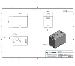 45 liters 50x30x37 with holders and eM hole