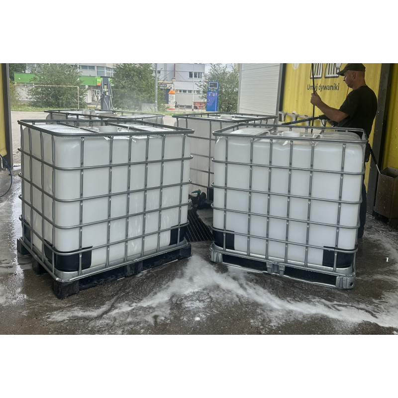 Zbiornik mauzer 1000 litrow pokrywka standardowa plastik waterflex