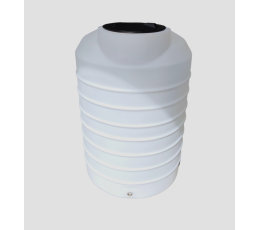 Tank 500 liters vertical white barrel