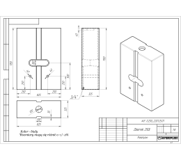 copy of 250 liters 82x32x110 tower with partitions